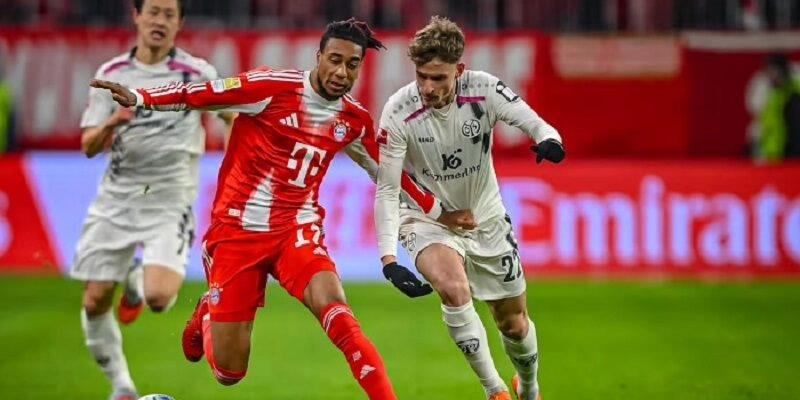 Bayern Munich đã có ngày thi đấu khó khăn trên sân nhà trước Mainz 05